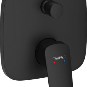 Hansgrohe Logis ééngreeps badmengkraan afbouwdeel, mat zwart