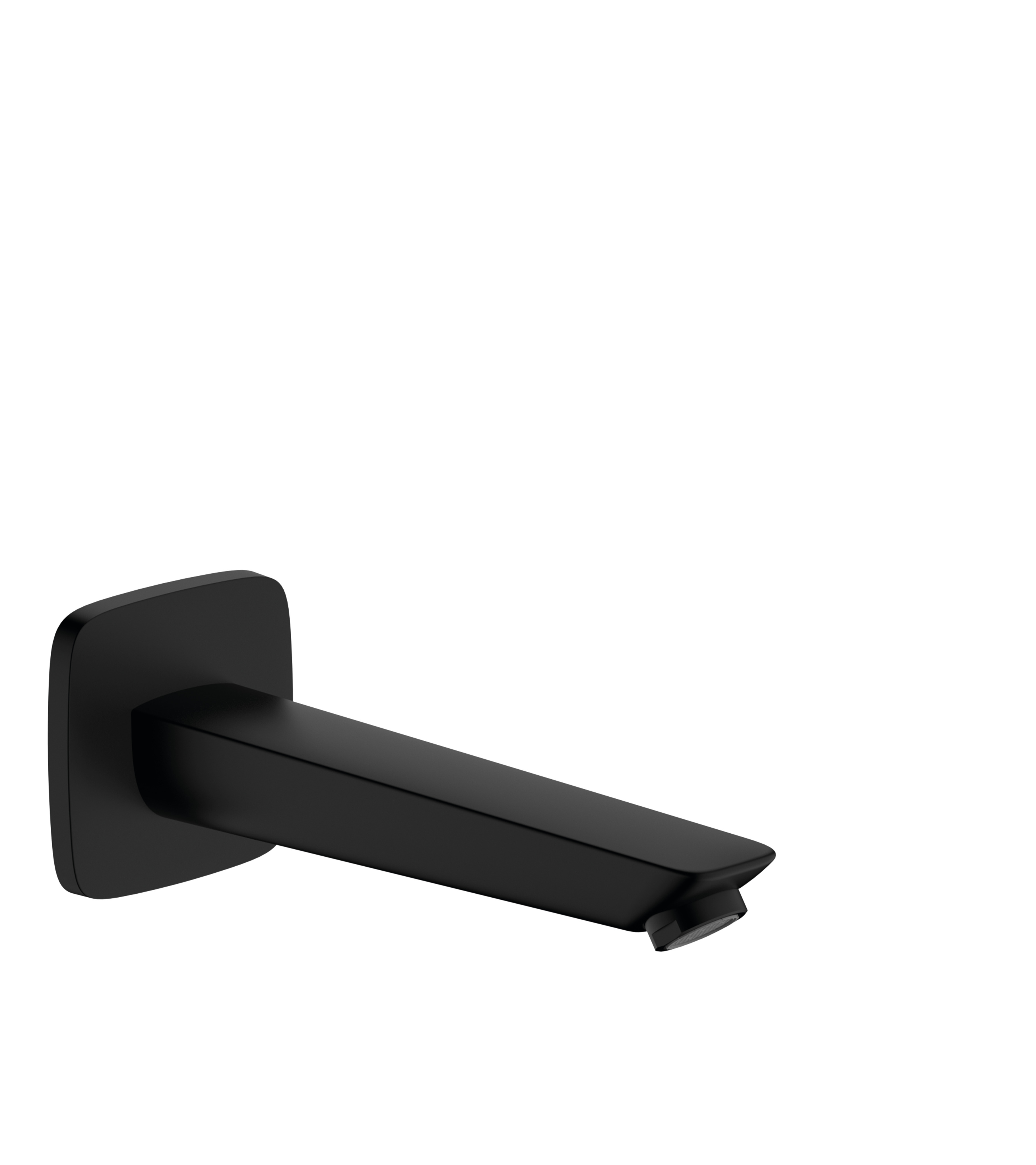 Hansgrohe Logis baduitloop, mat zwart