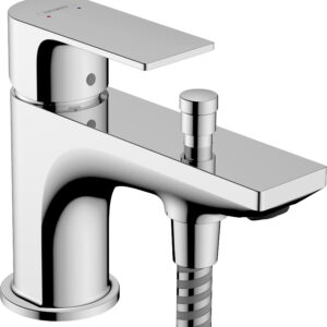Hansgrohe Rebris E ééngreeps bad- en douchemengkraan Monotrou met 2 doorstroomhoeveelheden, chroom