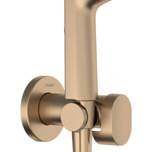 Hansgrohe bidethanddouche 1jet EcoSmart voor warm water met douchehouder en doucheslang 125 cm, Brushed Bronze