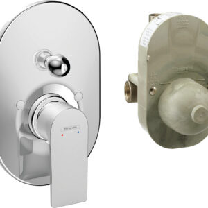 Hansgrohe Rebris E ééngreeps badmengkraan set inbouw, chroom