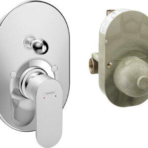 Hansgrohe Rebris S ééngreeps badmengkraan set inbouw, chroom