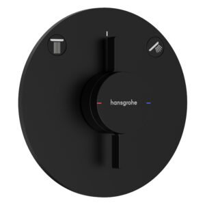 Hansgrohe DuoTurn S kraan inbouw voor 2 functies, mat zwart