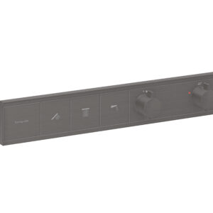Hansgrohe RainSelect thermostaat inbouw voor 3 functies, Brushed Black Chrome