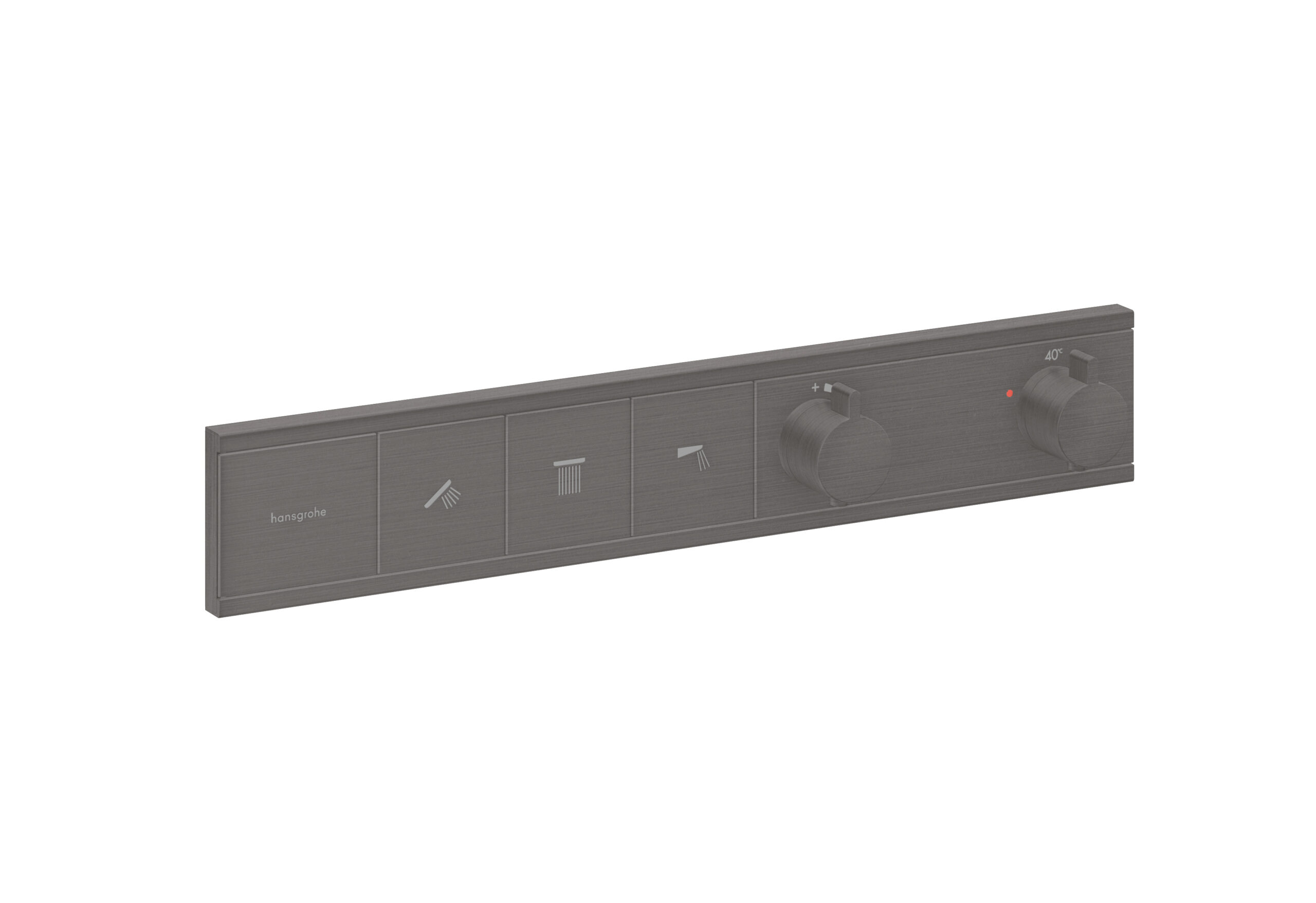 Hansgrohe RainSelect thermostaat inbouw voor 3 functies, Brushed Black Chrome