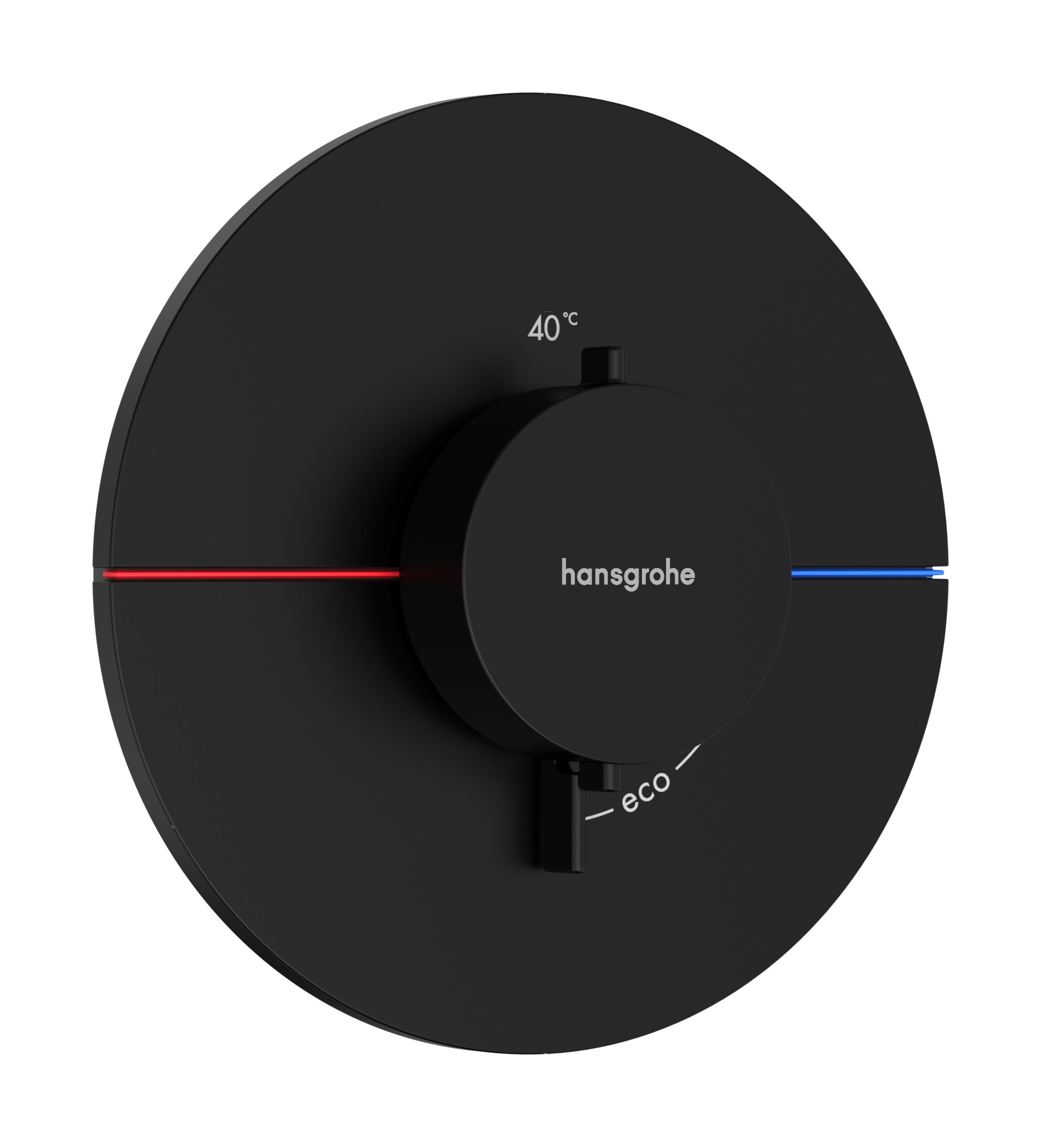Hansgrohe ShowerSelect Comfort S thermostaat inbouw, mat zwart
