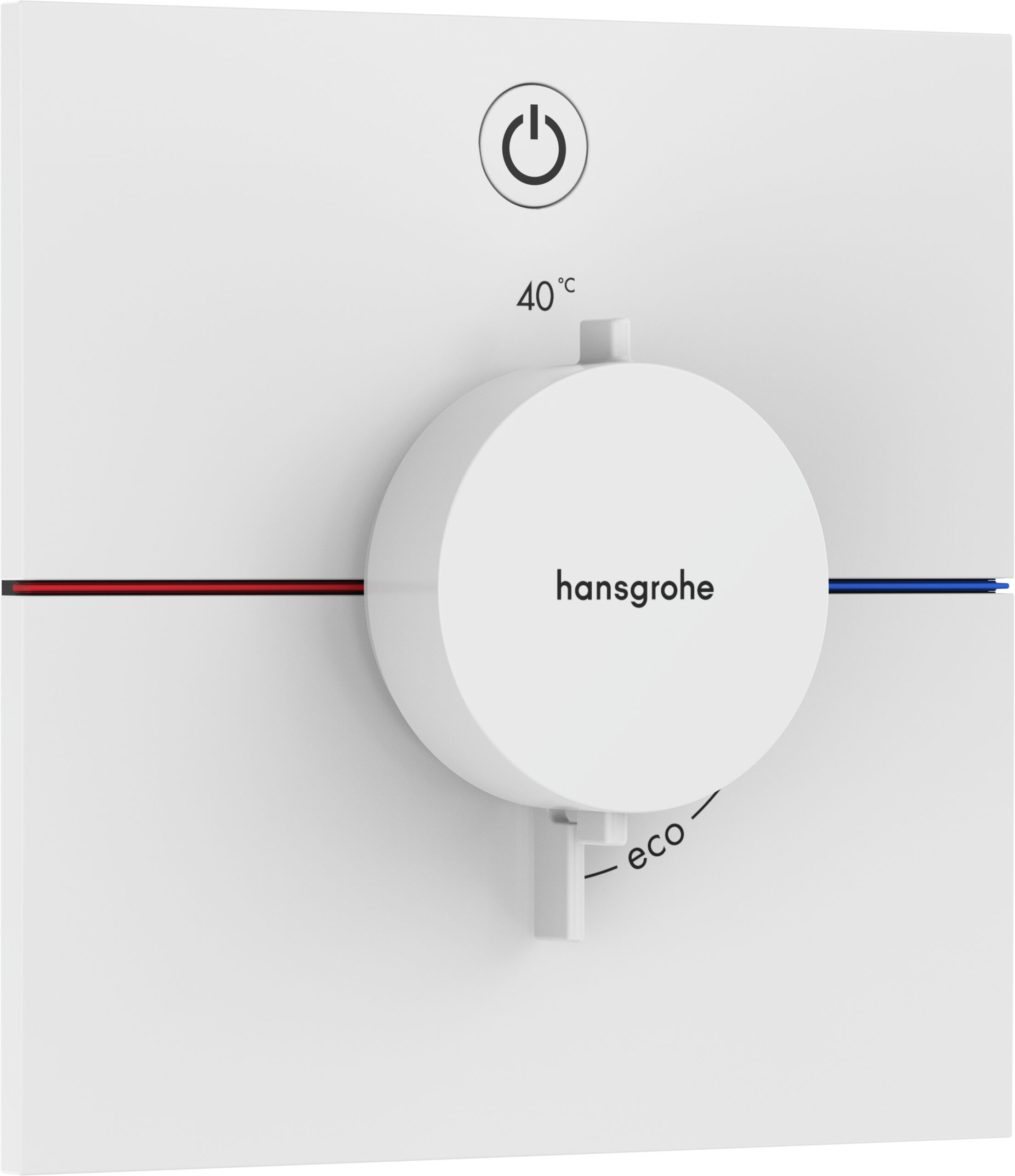 Hansgrohe ShowerSelect Comfort E thermostaat inbouw voor 1 functie, mat wit