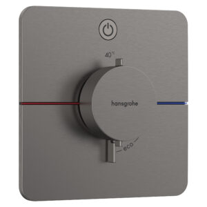 Hansgrohe ShowerSelect Comfort Q thermostaat inbouw voor 1 functie, Brushed Black Chrome