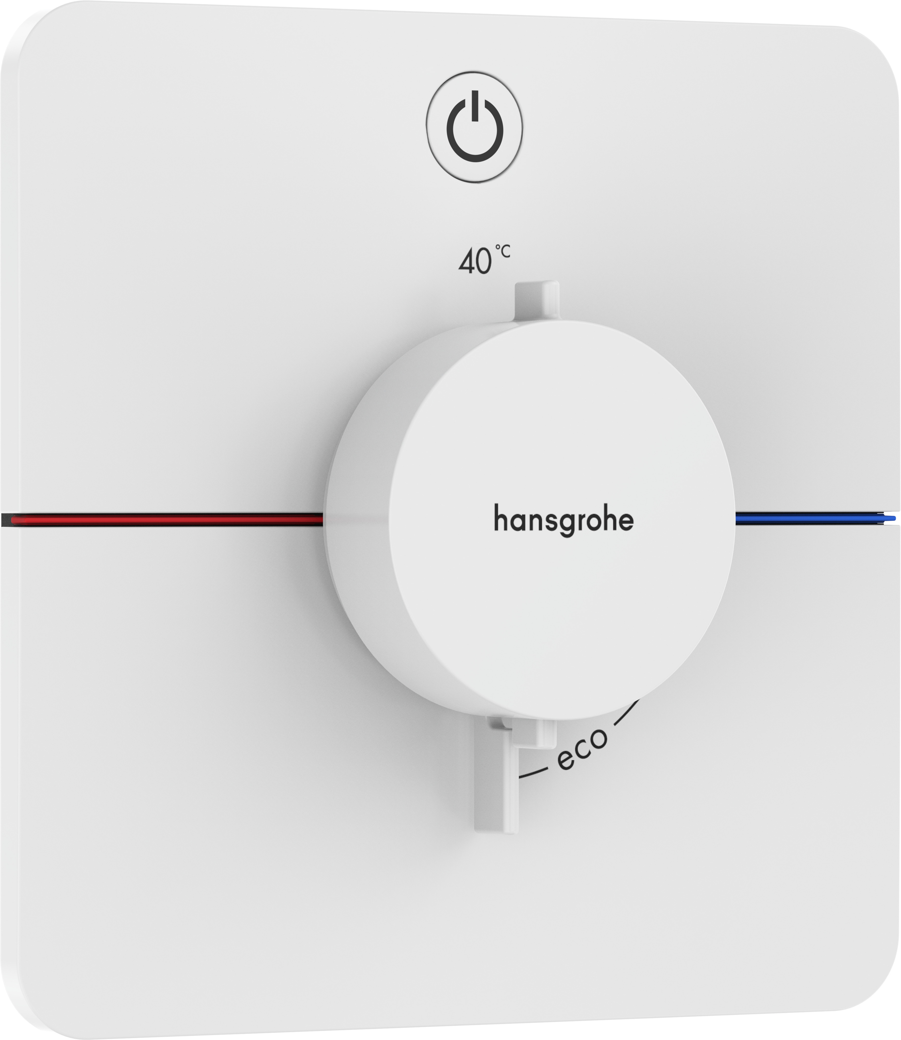 Hansgrohe ShowerSelect Comfort Q thermostaat inbouw voor 1 functie, mat wit