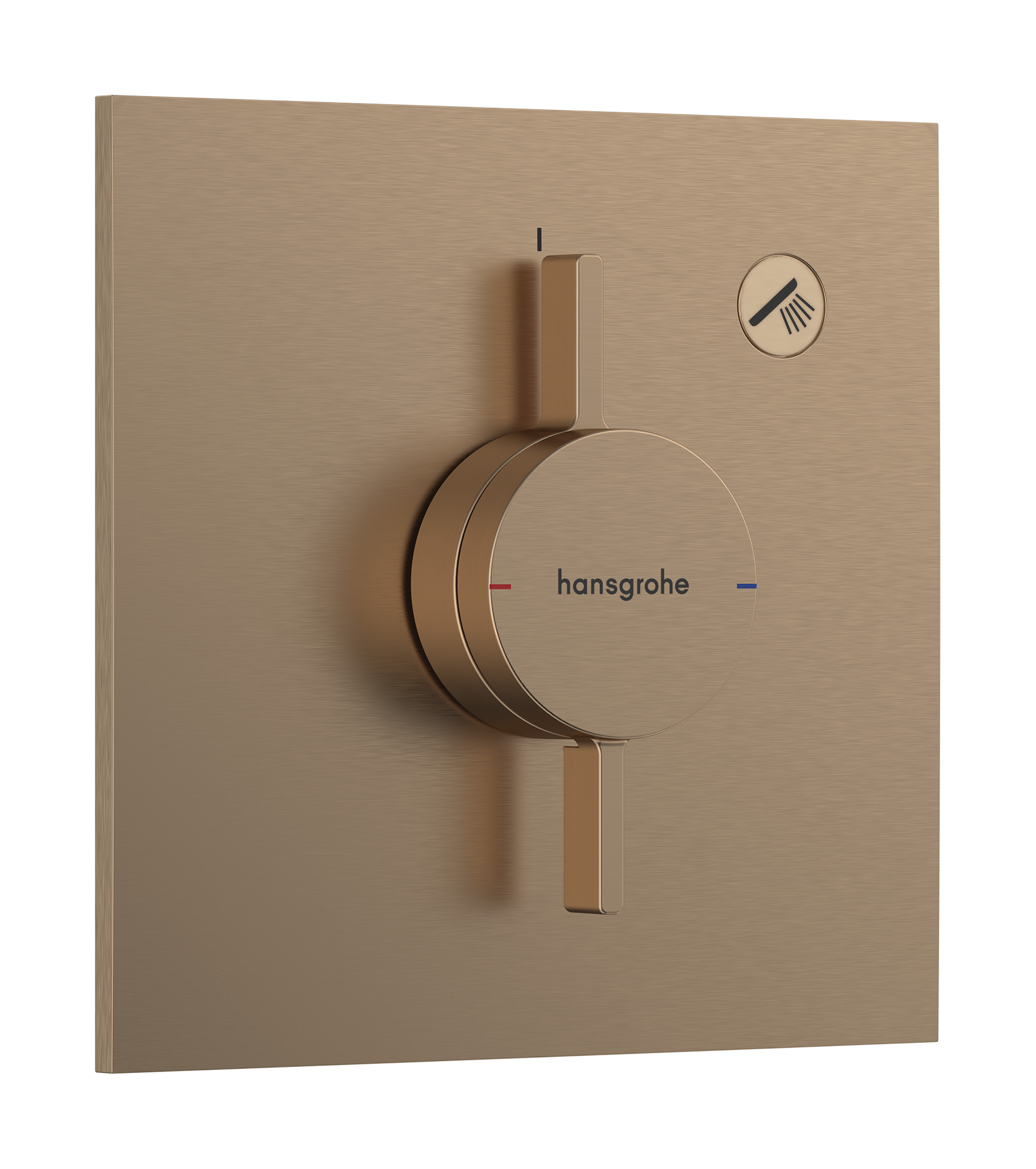 Hansgrohe DuoTurn E kraan inbouw voor 1 functie, Brushed Bronze