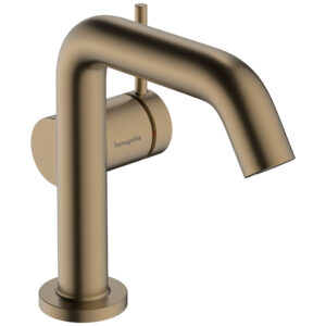 Hansgrohe Tecturis S ééngreeps wastafelkraan 110 Fine CoolStart met PopUp trekwaste, Brushed Bronze