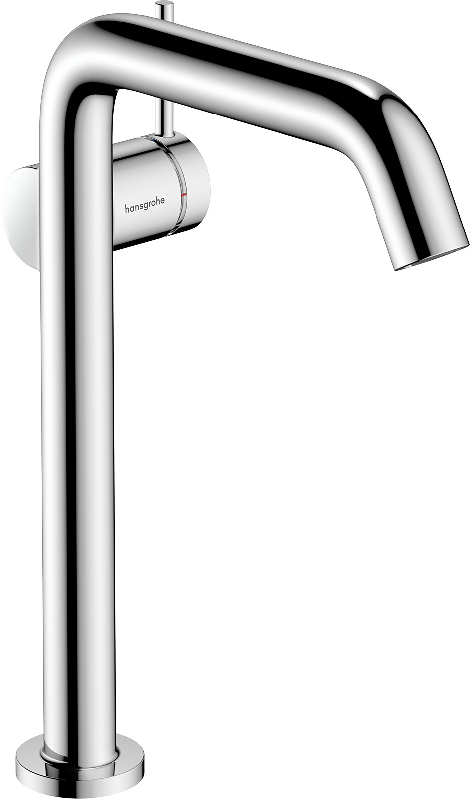 Hansgrohe Tecturis S ééngreeps wastafelkraan 240 Fine CoolStart voor waskommen, met afvoerplug, chroom
