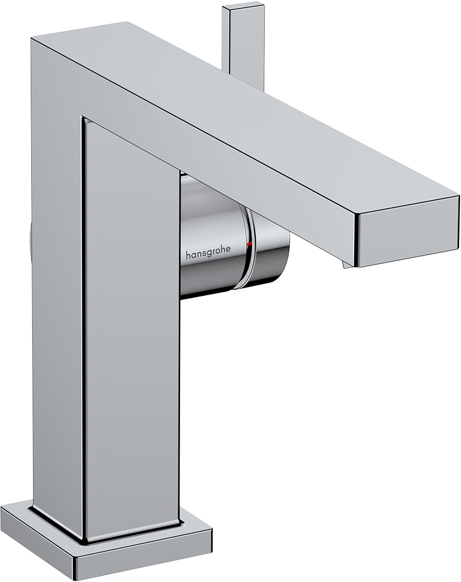 Hansgrohe Tecturis E ééngreeps wastafelkraan 110 Fine CoolStart met afvoerplug, chroom