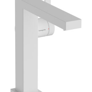 Hansgrohe Tecturis E ééngreeps wastafelkraan 150 Fine CoolStart zonder waste, mat wit