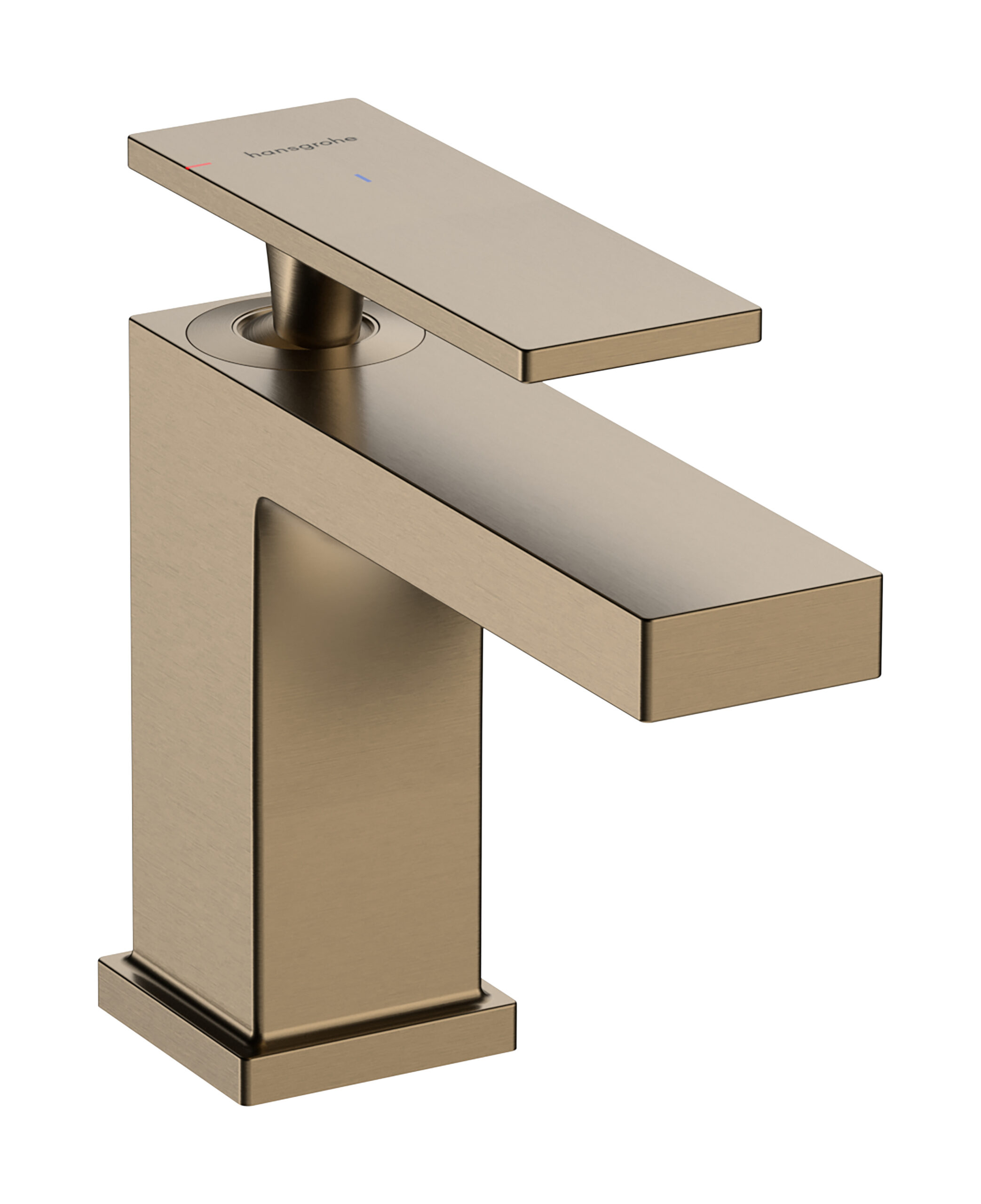 Hansgrohe Tecturis E ééngreeps wastafelkraan 80 CoolStart met PopUp trekwaste, Brushed Bronze