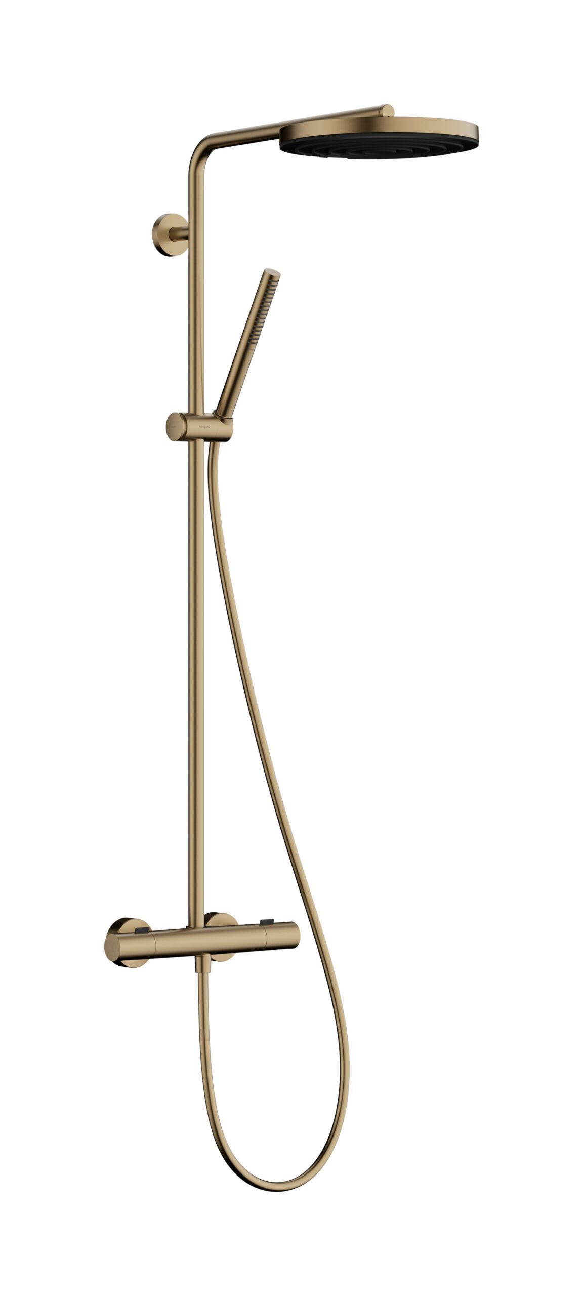 Hansgrohe Pulsify S Puro Showerpipe 260 1jet met thermostaat, Brushed Bronze