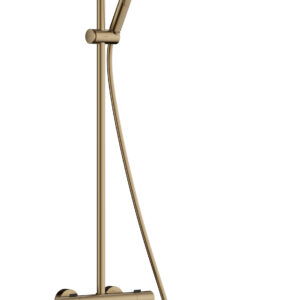 Hansgrohe Pulsify S Puro Showerpipe 260 1jet met thermostaat en handdouche 3jet, Brushed Bronze