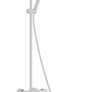 Hansgrohe Pulsify S Puro Showerpipe 260 1jet EcoSmart met thermostaat en handdouche 3jet, mat wit