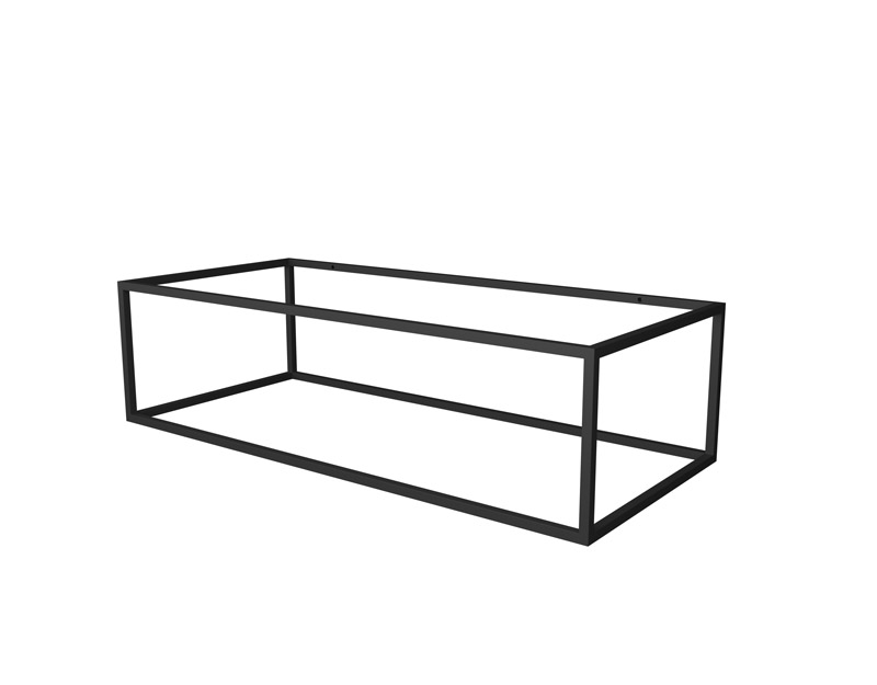 INK Stalen frame 15mm dikte 100 cm x 45 cm x 27 cm Mat zwart 1901255