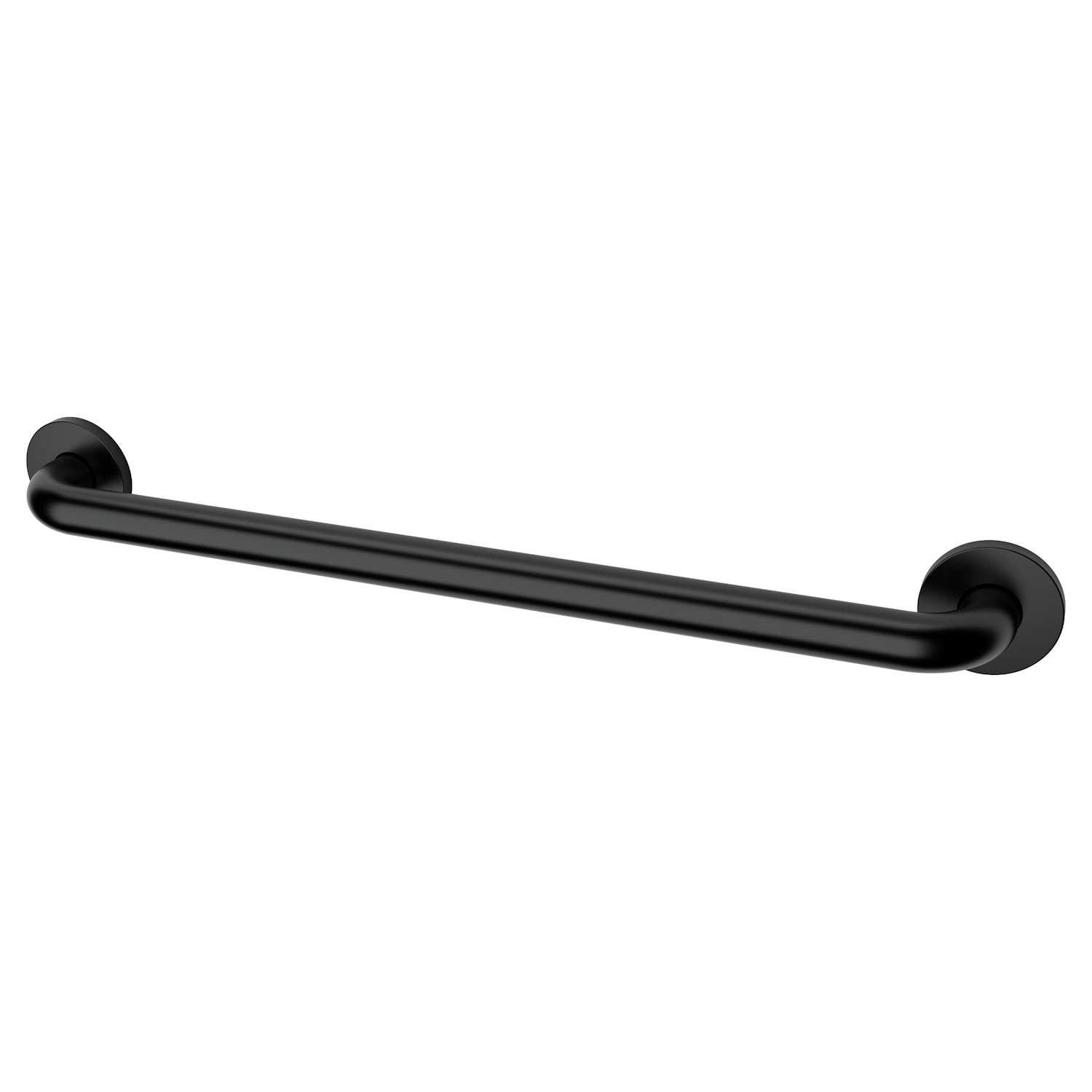 Haceka Kosmos Comfort Wall Grip Curved Matt Black 60cm