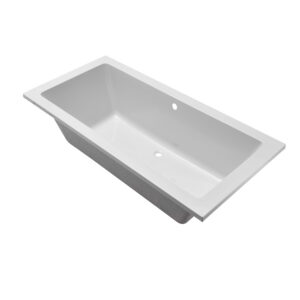 BWS Duo Inbouw Ligbad Saturnus 190x90x49 cm Acryl Wit