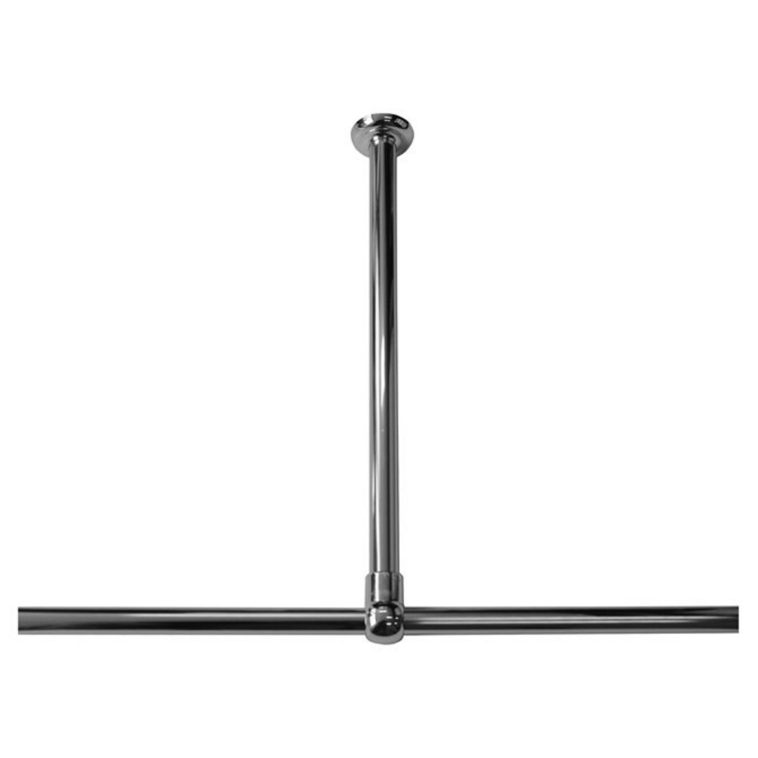 Plafondsteun Seallux ten behoeve van douche hoekstang 60 cm chroom