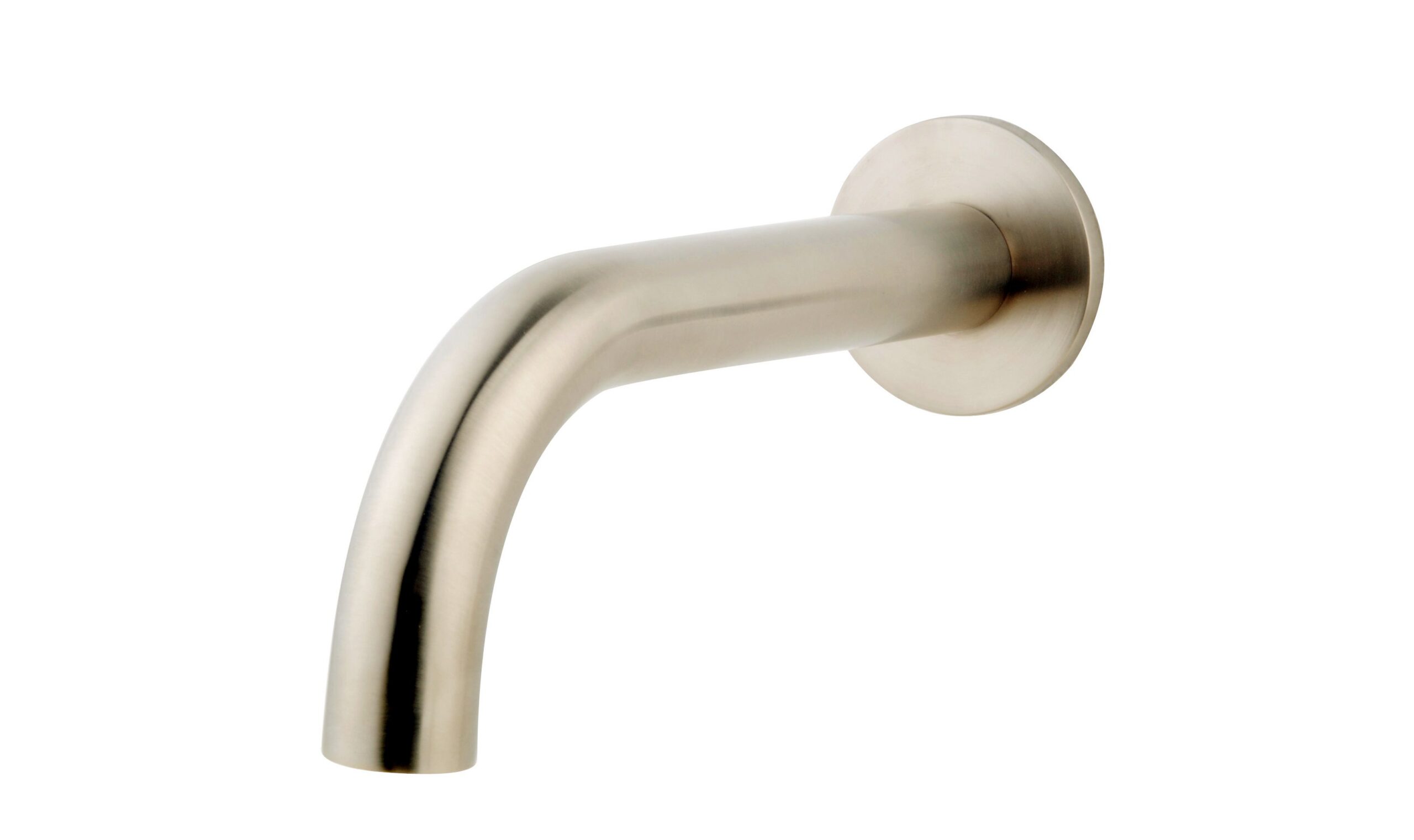 Inbouw-baduitloop rond 20cm 1/2" geb.staal