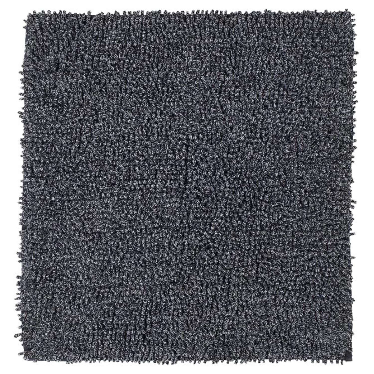 Bidetmat Sealskin Misto Chenille Katoen 60x60 cm Zwart