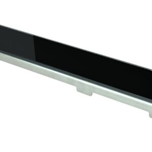 Glasrooster zwart 900x70 tbv RVS douchegoot