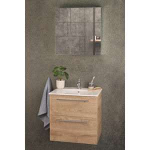 Spiegelkast Differnz Basic 2-Deurs 60 x 61,8 x 15 cm