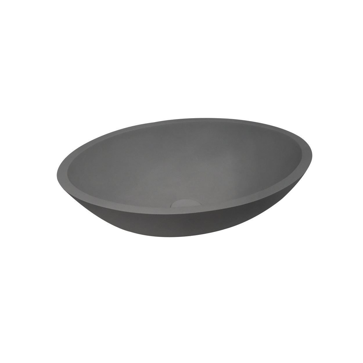 Waskom Best Design New Stone Epona Lava opbouw Solid Surface