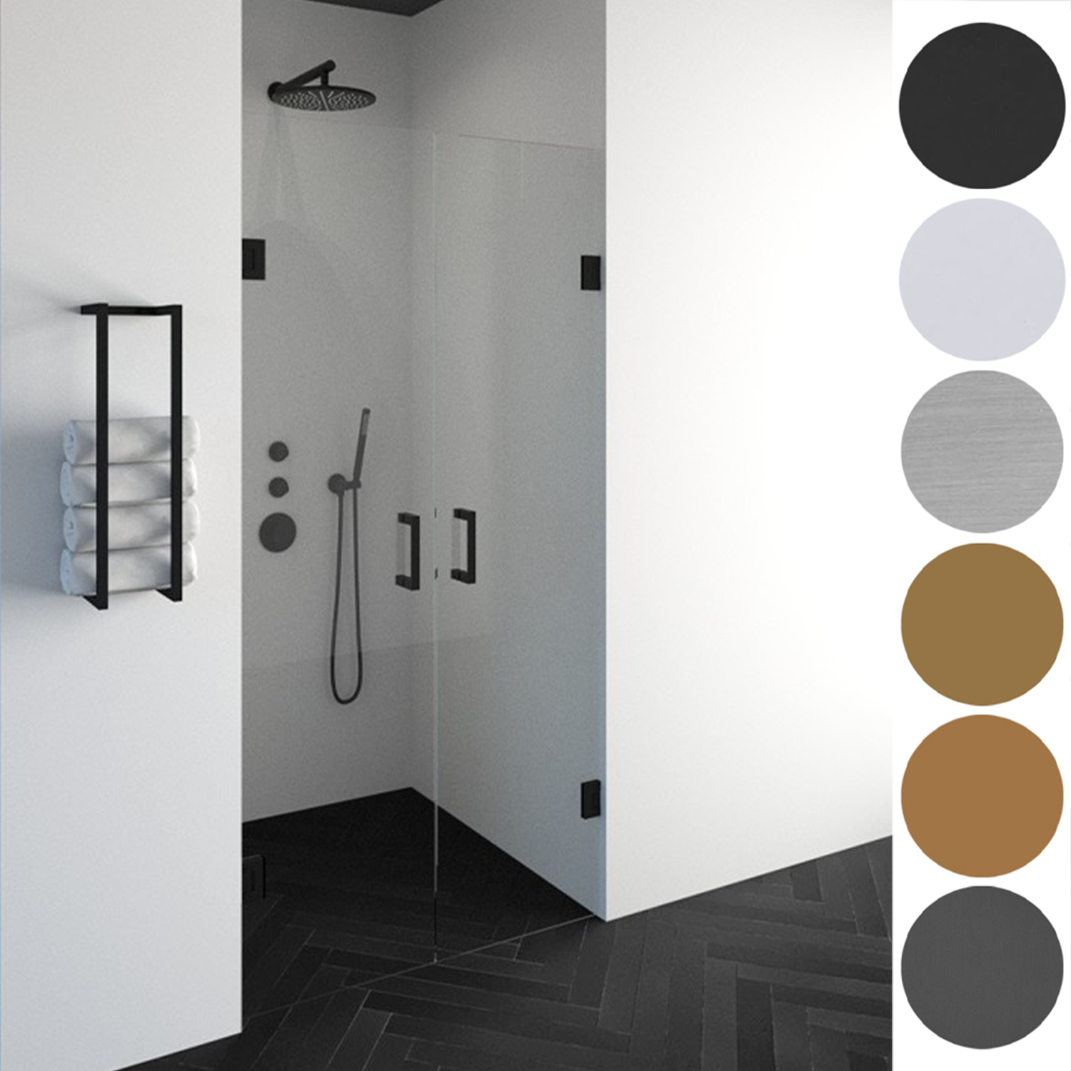 Pendeldeuren Compleet Just Creating Profielloos 90x200 cm RVS