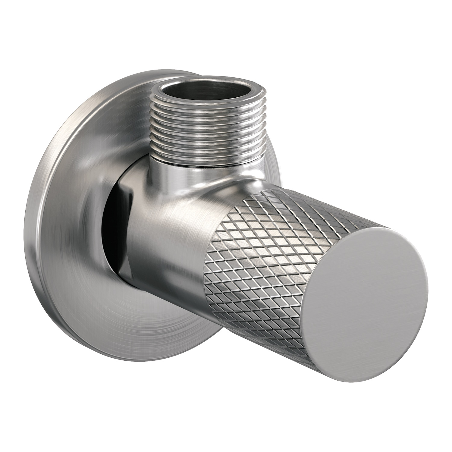 Hoekstopkraan Brauer Brushed Carving Edition RVS Geborsteld PVD