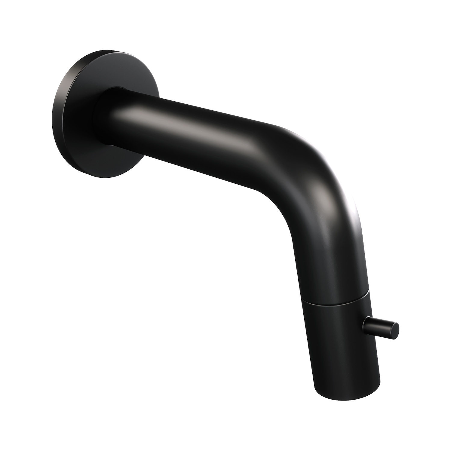 Inbouw Fonteinkraan Brauer Black Edition Inkortbaar Mat Zwart