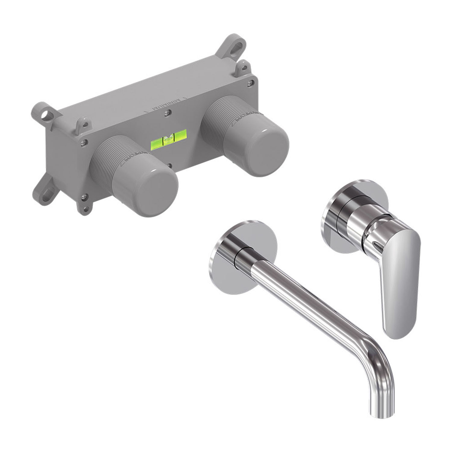 Inbouw Wastafelmengkraan MAY Forma Eenhendel Incl. Inbouwbox Chroom