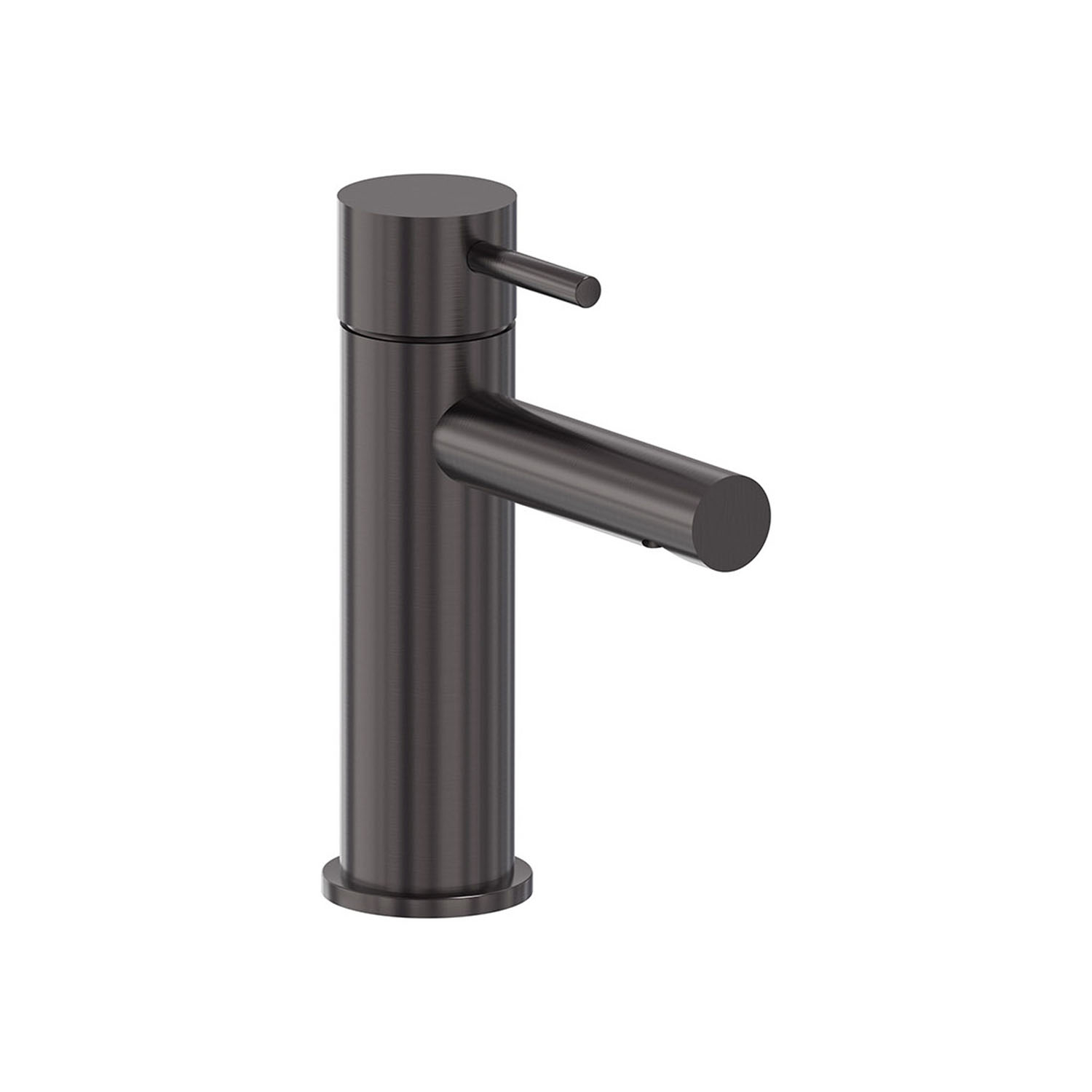 Wastafelmengkraan MAY Stilo Opbouw Model S Geborsteld Carbon Black PVD
