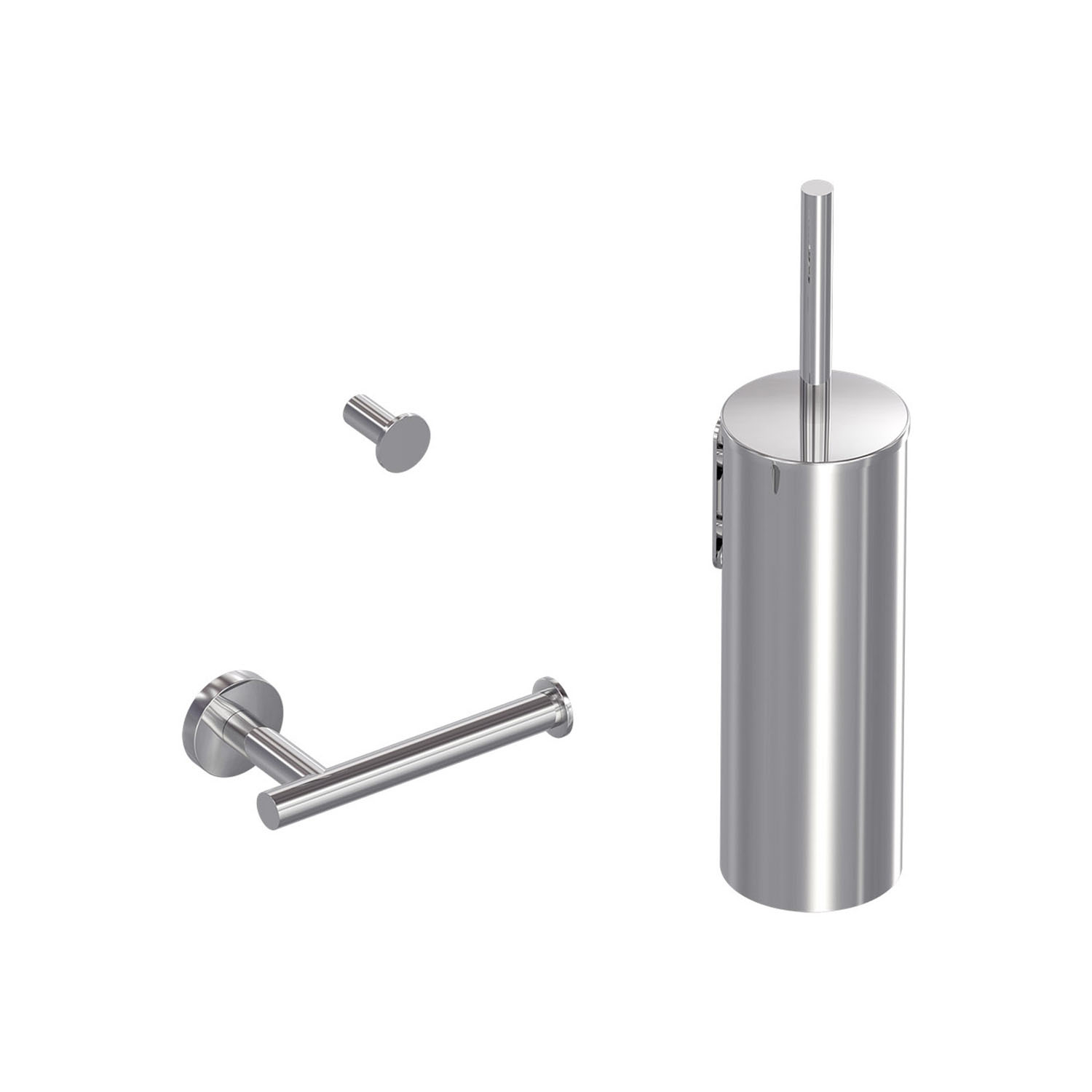 Toiletaccessoire Set MAY 3-in-1 Chroom