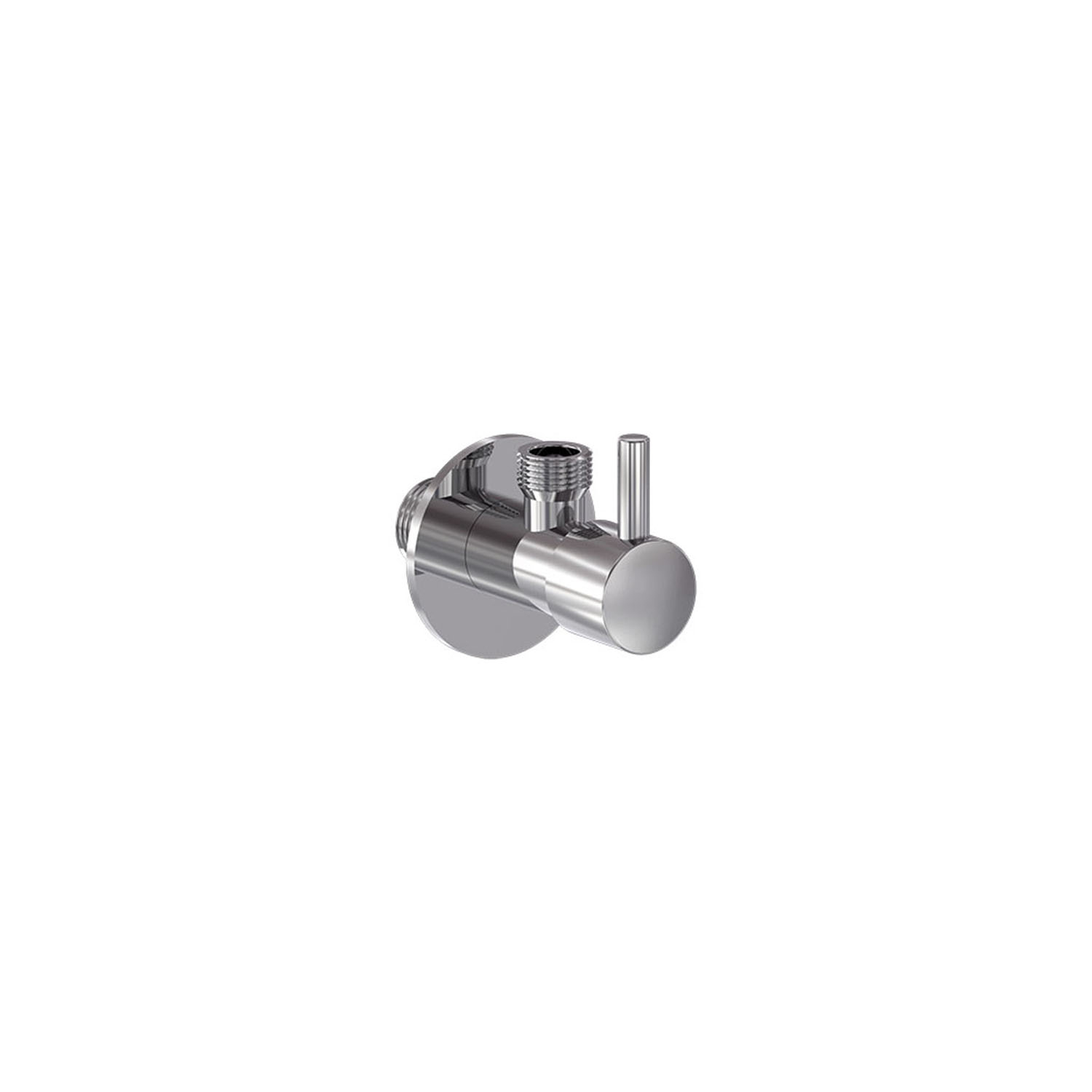 Hoekstopkraan MAY G1/2" x G3/8" Chroom
