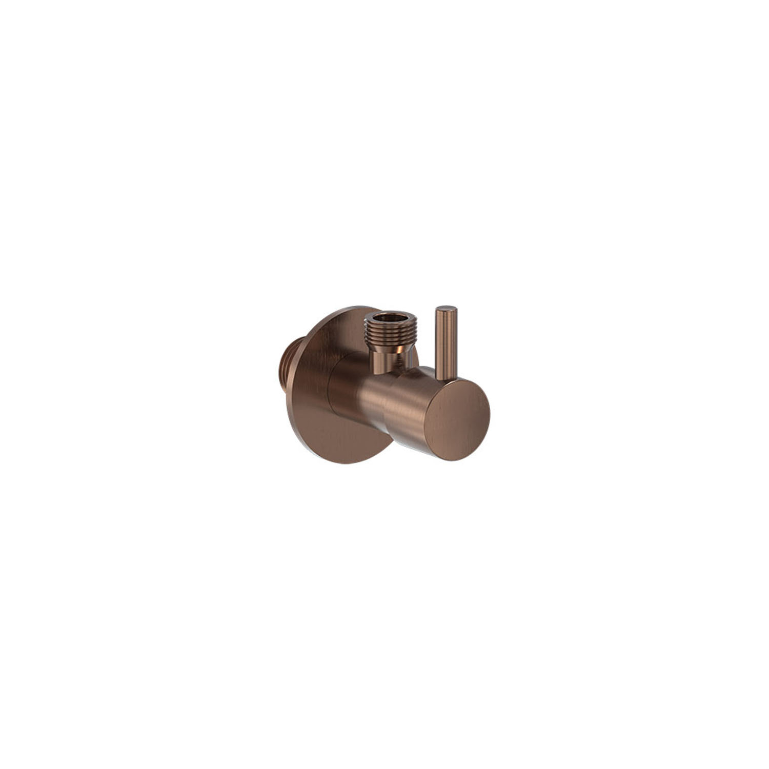 Hoekstopkraan MAY G1/2" x G3/8" Geborsteld Mat Koper PVD