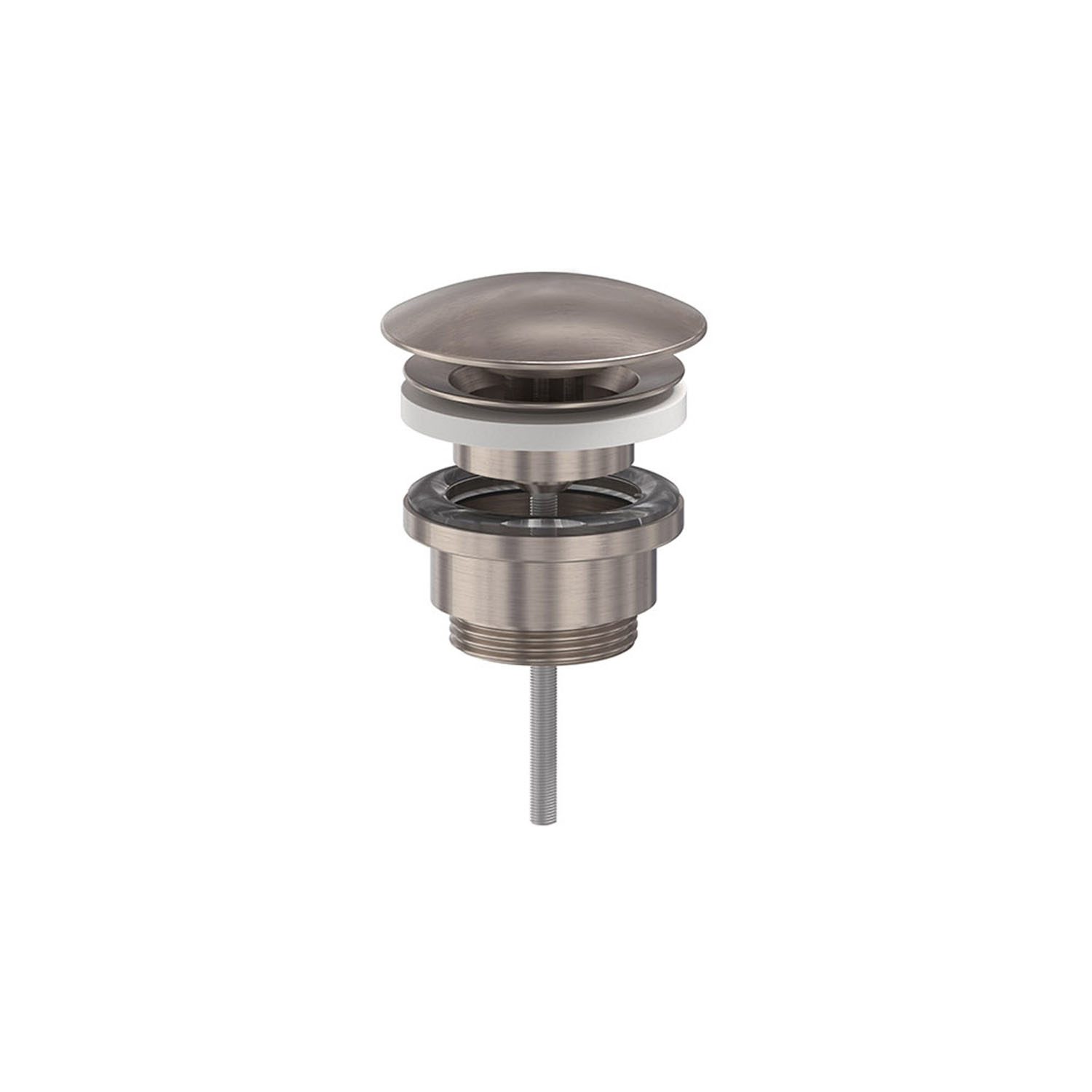 Designplug MAY Always Open Geborsteld Nickel PVD