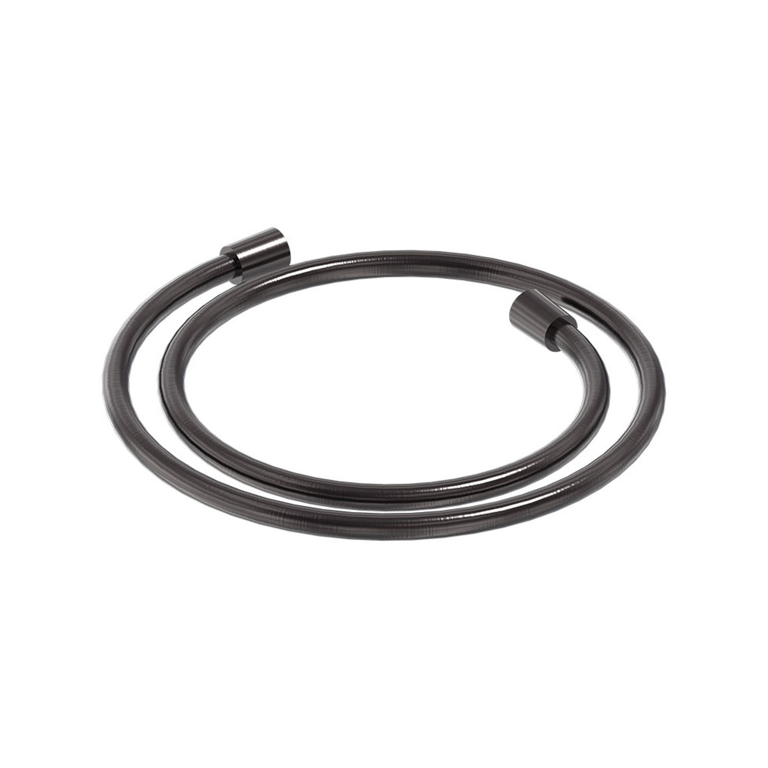 Doucheslang MAY Smooth 125 cm Geborsteld Carbon Black PVD