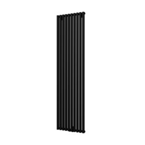 Handdoekradiator BWS Siela Enkel 180 x 46,2 cm Mat Zwart
