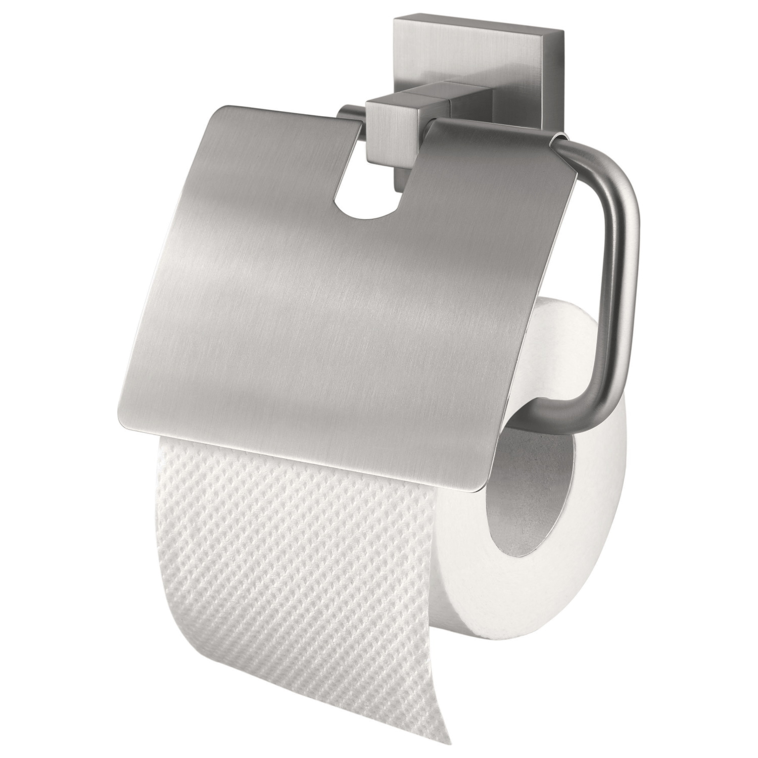 Toiletrolhouder Haceka Mezzo Tec met Klep Mat Chroom