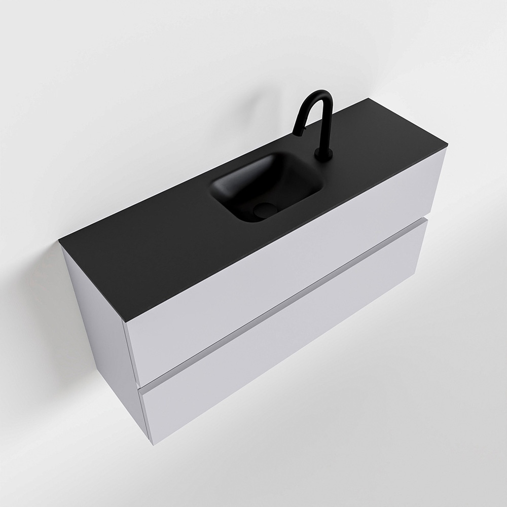 MONDIAZ ADA 100cm toiletmeubel cale. LEX wastafel urban midden 1 kraangat