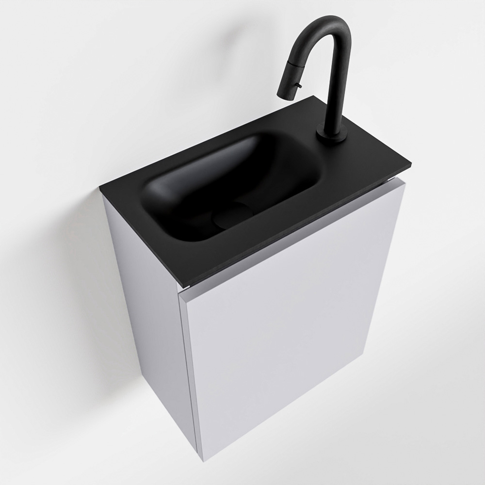 MONDIAZ TURE 40cm toiletmeubel cale. EDEN wastafel urban links 1 kraangat