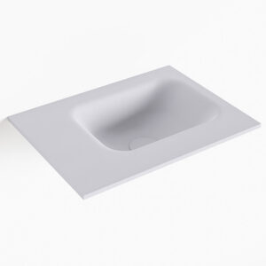 MONDIAZ LEX Cale solid surface inleg wastafel voor toiletmeubel 40cm. Positie wasbak rechts