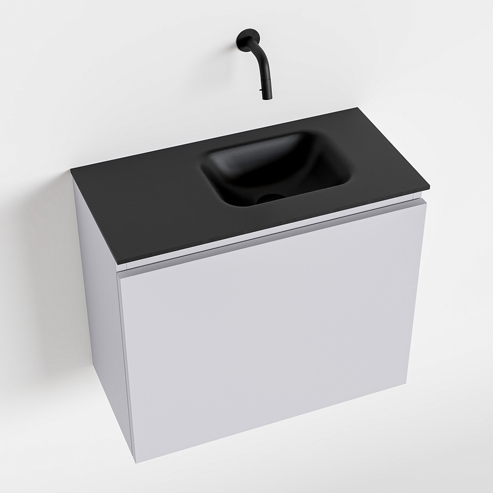 MONDIAZ OLAN 60cm toiletmeubel cale. LEX wastafel urban rechts geen kraangat