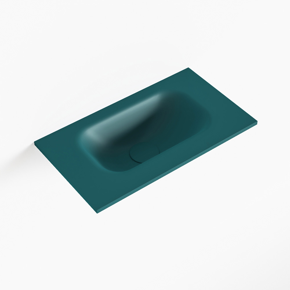 MONDIAZ EDEN Smag solid surface inleg wastafel voor toiletmeubel 40cm. Positie wasbak midden