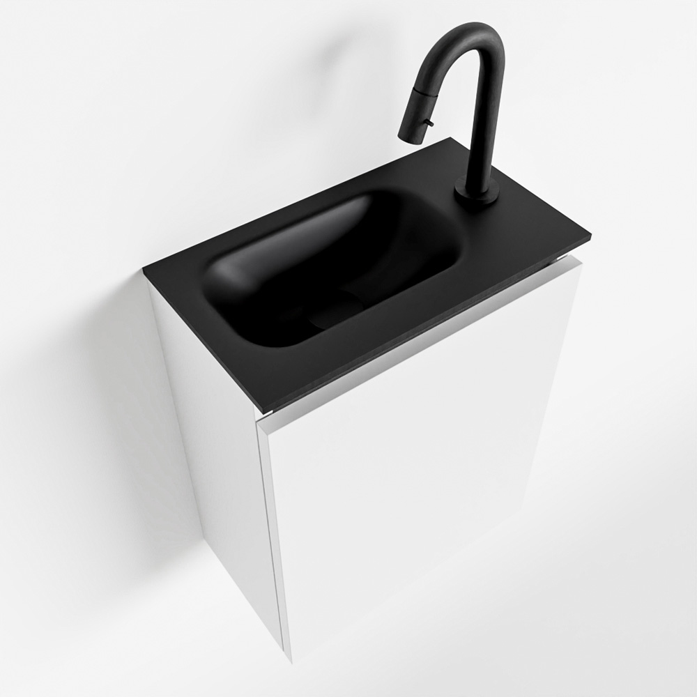 MONDIAZ TURE 40cm toiletmeubel talc. EDEN wastafel urban links 1 kraangat