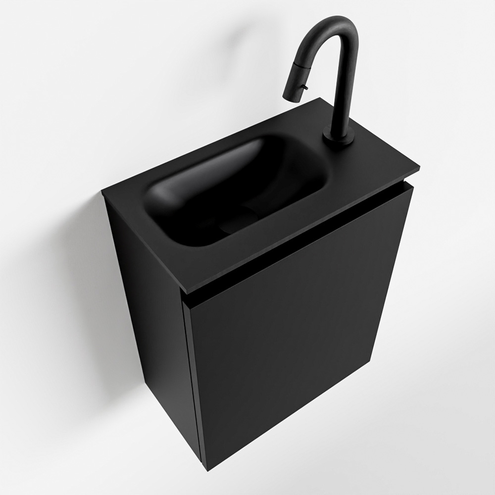 MONDIAZ TURE 40cm toiletmeubel urban. EDEN wastafel urban links 1 kraangat